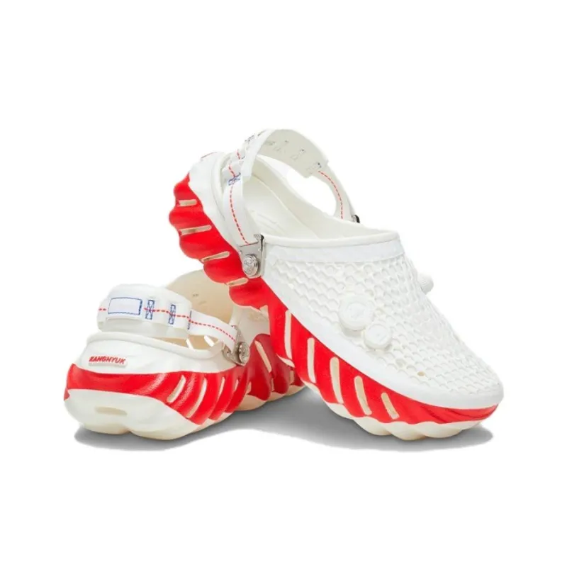 Crocs Echo Clog Kanghyuk White Red-3