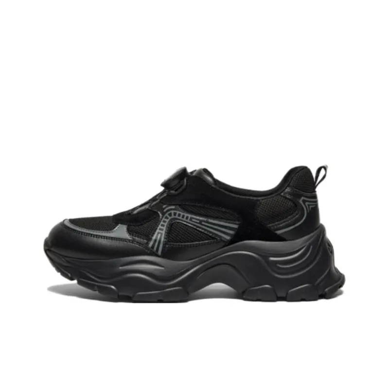 Hush Puppies Cushioned Slip-Resistant Low-Top Chunky Sneakers Women's-0