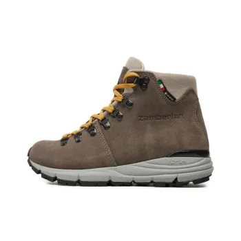 Zamberlan Anti-Slip Wear-Resistant Mid-Top Trekking Shoes Women's Gray