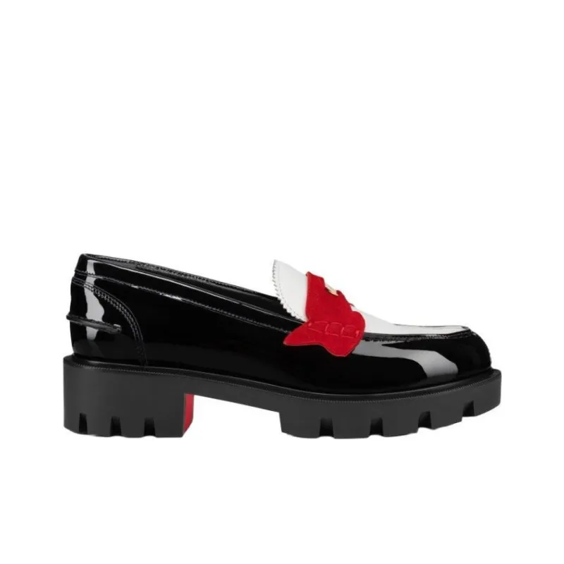 CL Penny Lug Loafers Women's Black-1