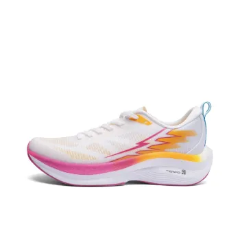 LPMX Running Shoes Men Low Top White Rose Red