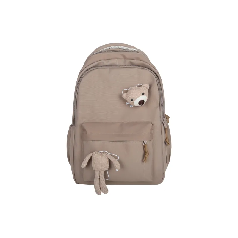 Venerable Brahma Nylon Backpack Women's Gray/Black/Khaki/Green/Blue/Pink-2
