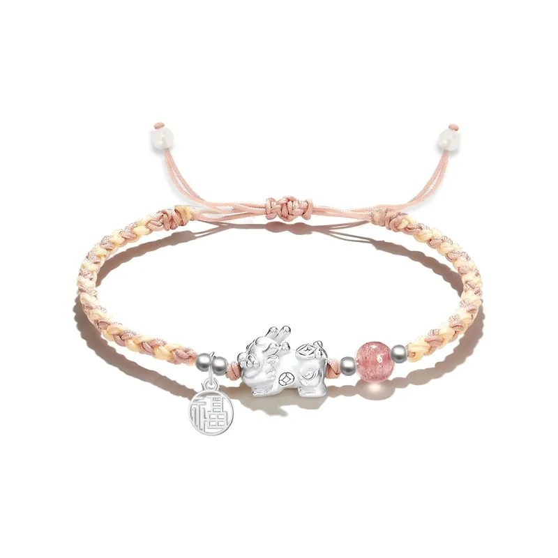 Shiban Colored Glaze Jade Bracelets Unisex-2