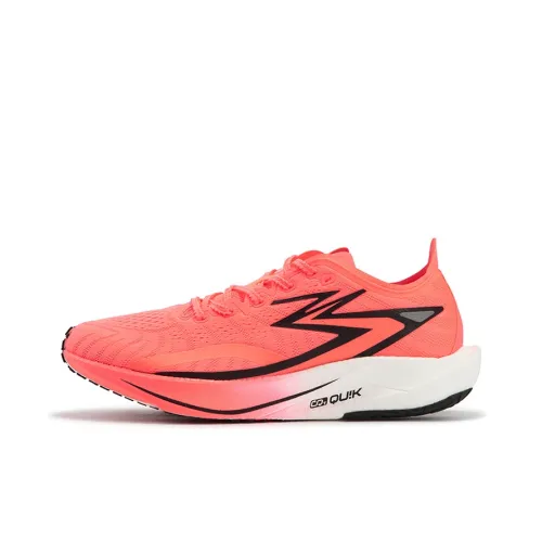 361° Speed Team Running Shoes Men Low-Top Moonlight Begonia Pink/Obsidian Black