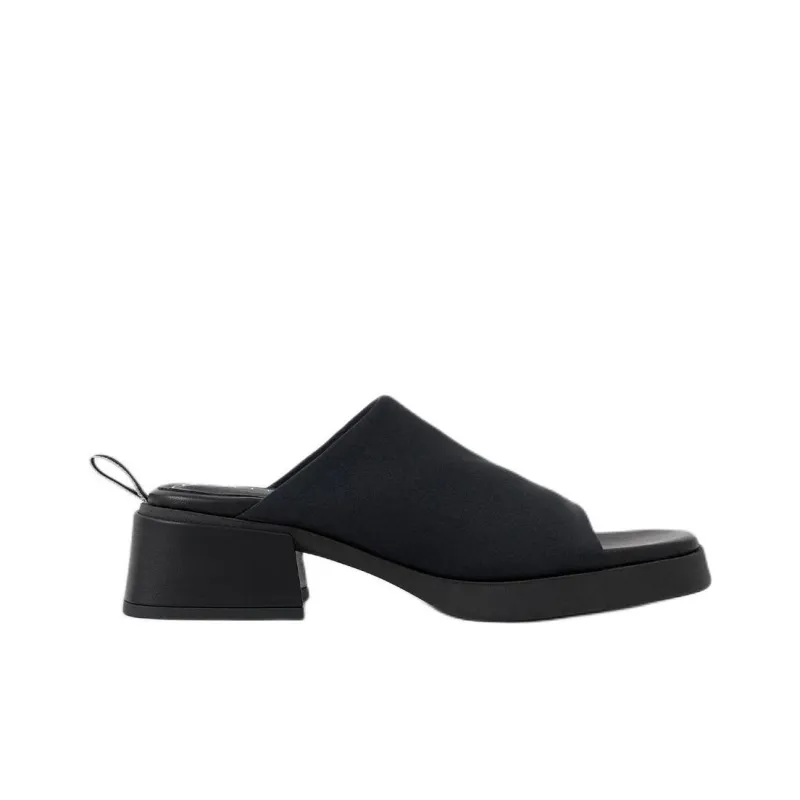 MIISTA Slide Slippers 4.5cm Women's Black-1