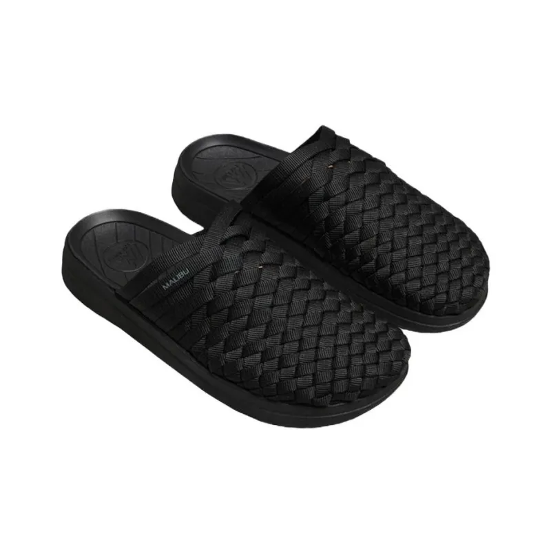On Abrasion Resistant Slip Resistant Wrap toe Slippers Men's Black-3