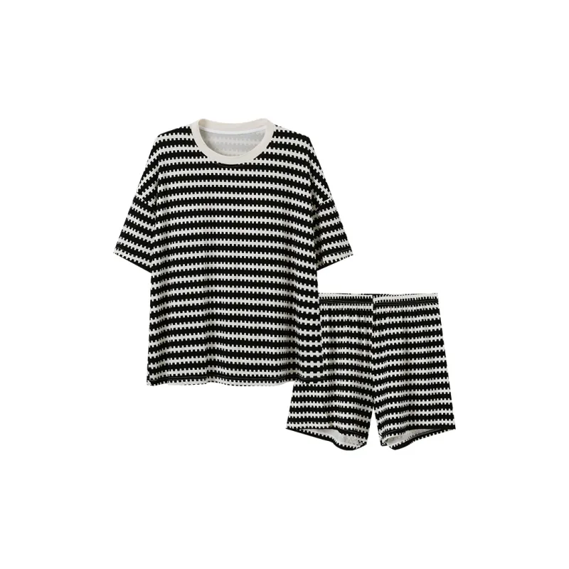 OUSHIBO Pajama Set Women's Black-0