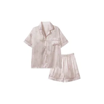 OUSHIBO Pajama Set Women's Light Pink