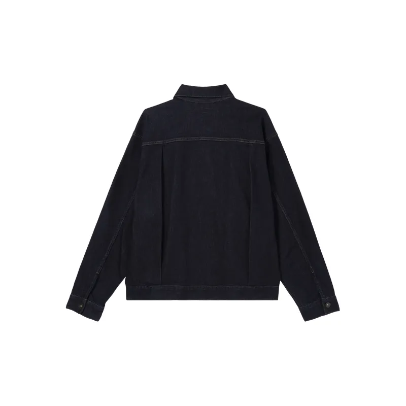 UNIQLO Denim Jacket Unisex Deep Sea Blue-1