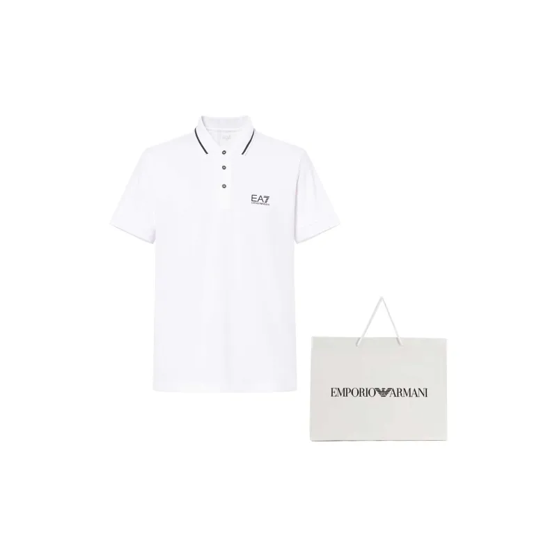 EMPORIO ARMANI EA7 Polo Shirt Men's White-2