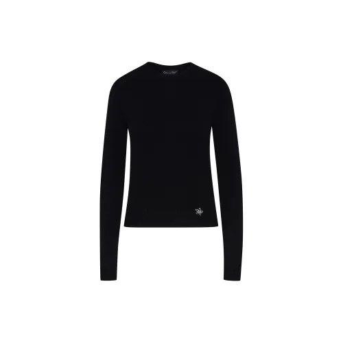 Oscar De La Renta Sweaters Women's Obsidian Black Color