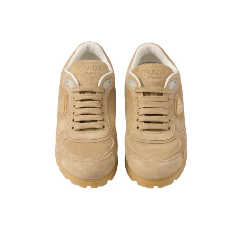 PRADA Trail Low Top Casual Shoes Women's Light Brown-4