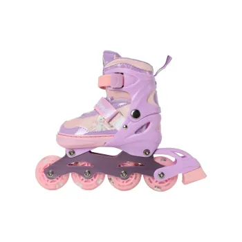 Disney Frozen Series Inline Skates Plastic, Aluminum Alloy Kids' Pink Purple