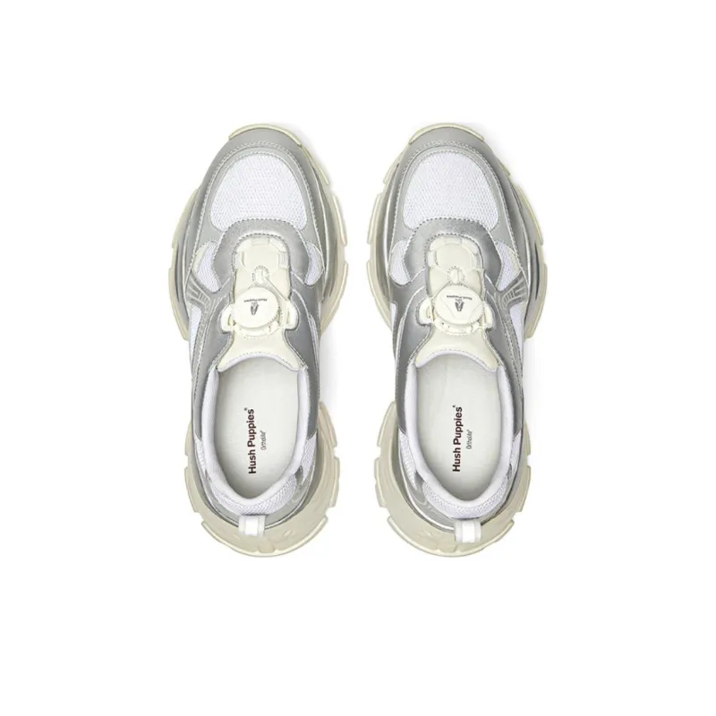 Hush Puppies Cushioned Slip-Resistant Low-Top Chunky Sneakers Women's-4