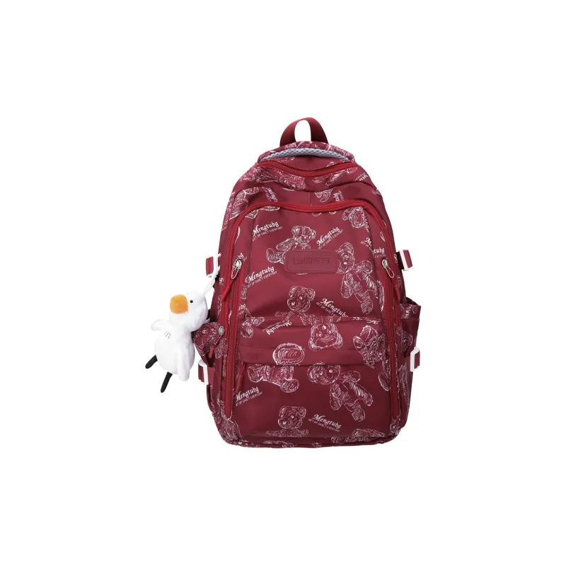 Travel Nylon Backpack Women's Multicolor-8