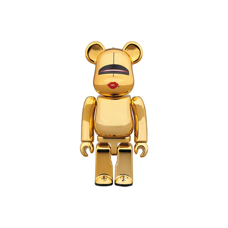 Bearbrick X Tyga X Hajime Sorayama 100% & 400% Set Silver-1