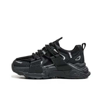 JKEM Anti-Slip Wear-Resistant Low-Top Chunky Sneakers Men's