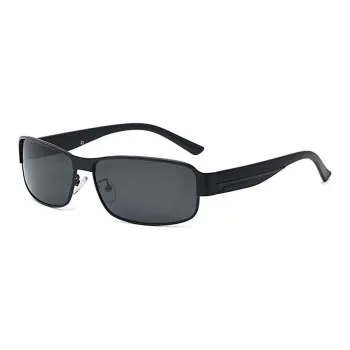 VINEY Plastic Metal Square Sunglasses Men's