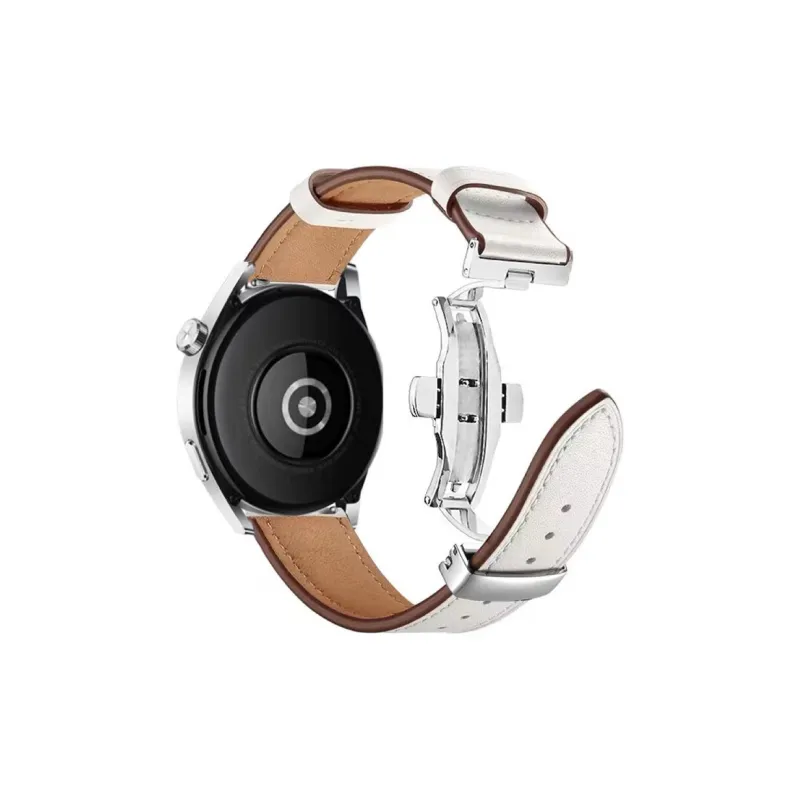 FZRT Huawei Compatibility Watch Band Interface Width 22mm Cowhide Leather Material-5