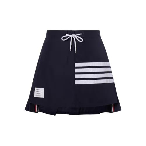 THOM BROWNE Casual Short Skirts Women's Dark Blue