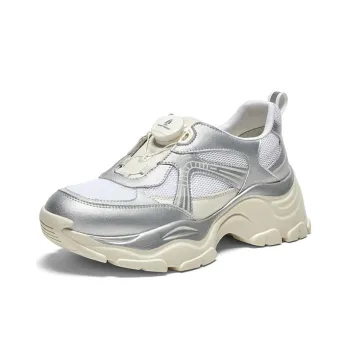 Hush Puppies Cushioned Slip-Resistant Low-Top Chunky Sneakers Women's