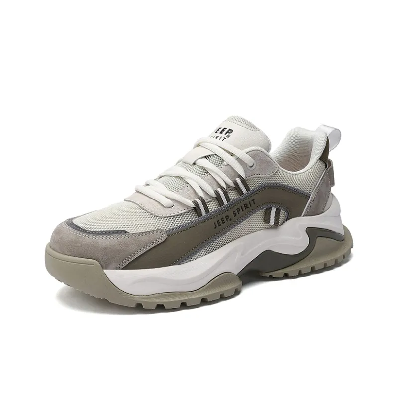 JEEP SPIRIT Anti-Slip And Wear-Resistant Breathable Low-Top Casual Shoes Men's-42