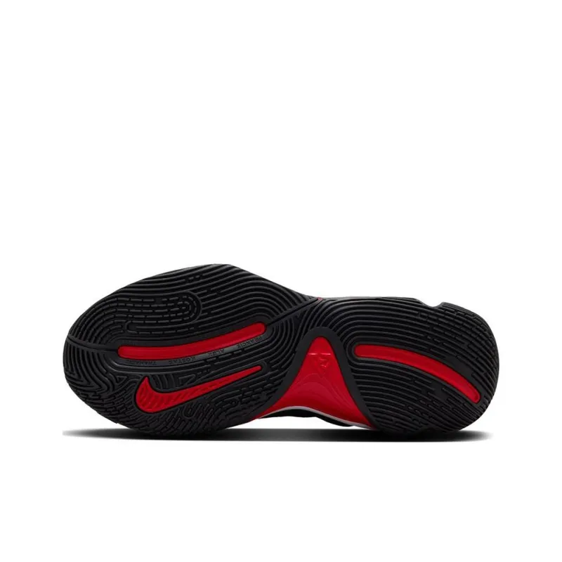 Nike Anti Slip Wear Resistant Low Top Basketball Shoes Men's Black-4