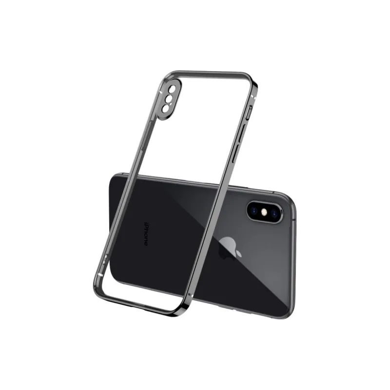 Cuttlefish Grid TPU Material Anti Fingerprint Impact Resistant Phone Cases Compatible With Apple X Minimalist-0
