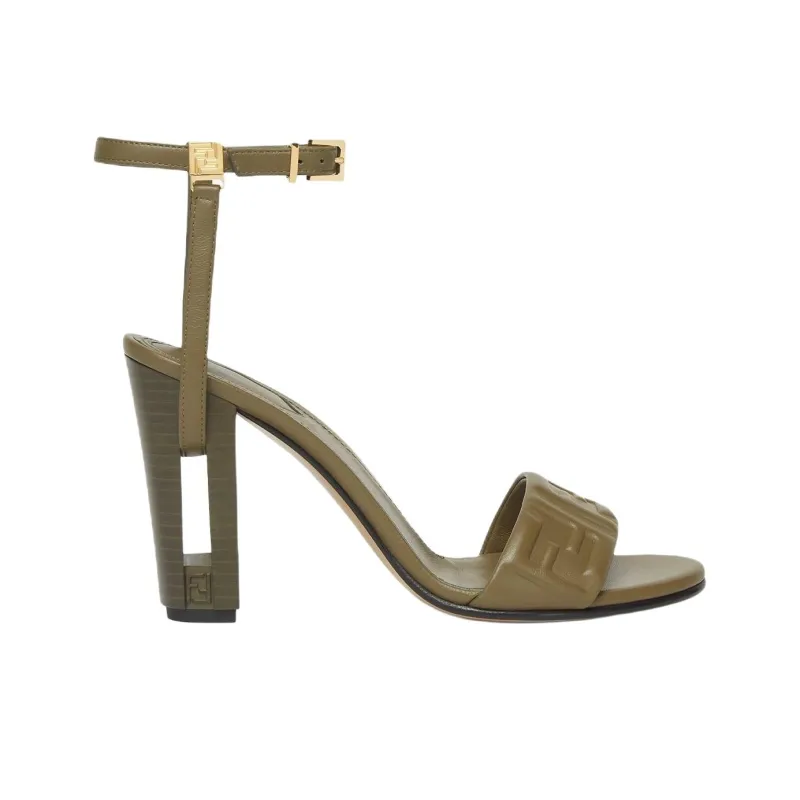 FENDI Delfina Strap Sandals Women's Green-1