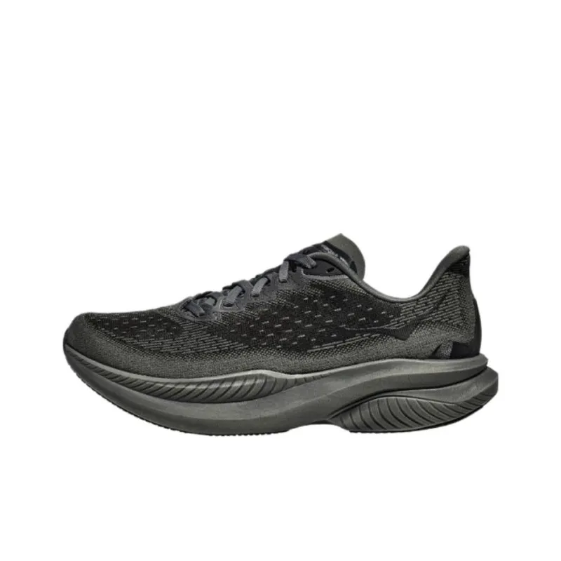 HOKA ONE ONE MACH 6 Anti Slip Wear Resistant Low Top Training Running Shoes Men's Black-0