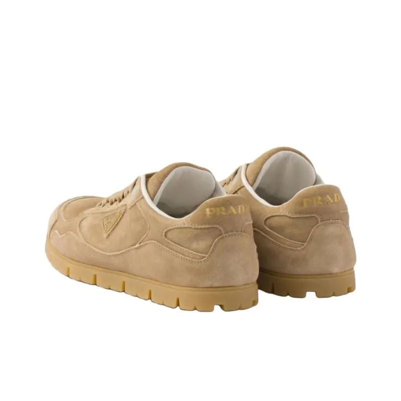 PRADA Trail Low Top Casual Shoes Women's Light Brown-3