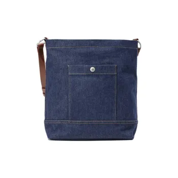 Levi's 100% Cotton Bucket Bags Shoulder Bags Regular Women's Washed Blue