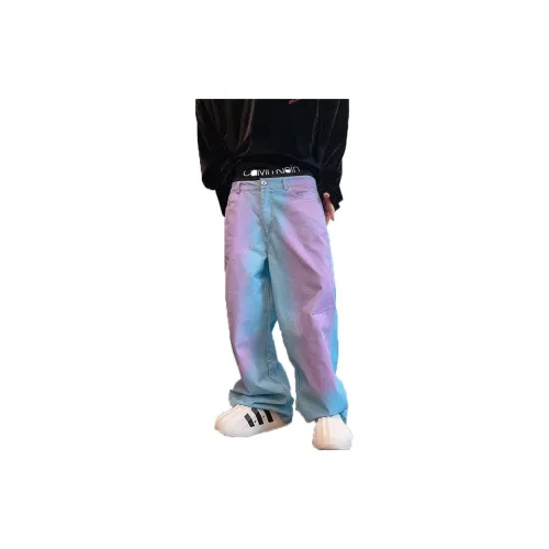 HLPT Casual Pants Unisex Blue