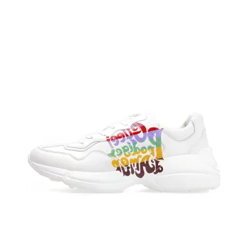 GUCCI Rhyton Low Top Chunky Sneakers Men's White