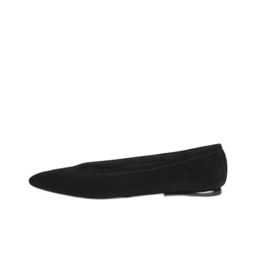 Loro Piana Primula Round Toe Slip On Flats Women's