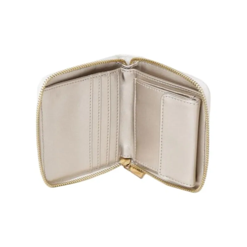 GUESS Synthetic Leather Wallet Small Size Women's White-1