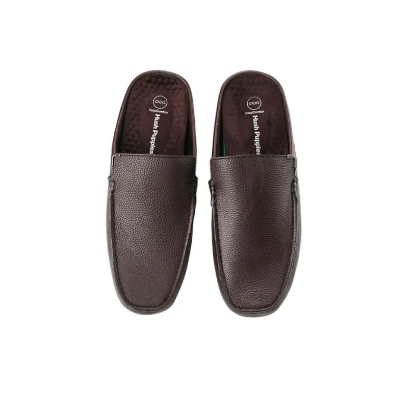 Hush Puppies Wrap-toe Slippers Men's Coffee-4