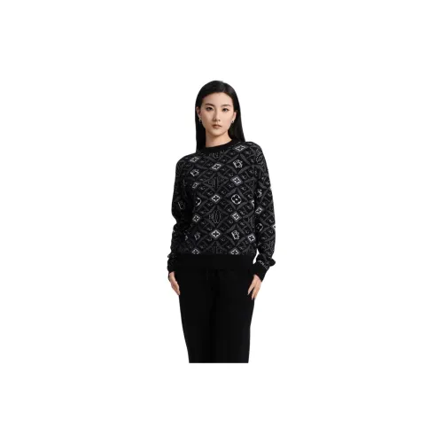 Blood Glitter Sweaters Women's Black