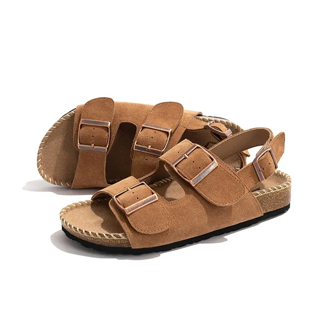 Old Meow Beach Sandals 2.5cm Women's Camel-1