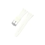 White-Silver Pin Buckle