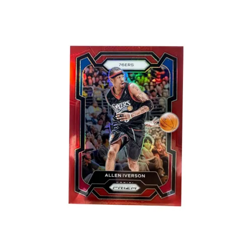 PANINI 76ers Team Allen Iverson Answer Red Fold 299 Serial Rare Card Pass Sports Cards 1 Pc