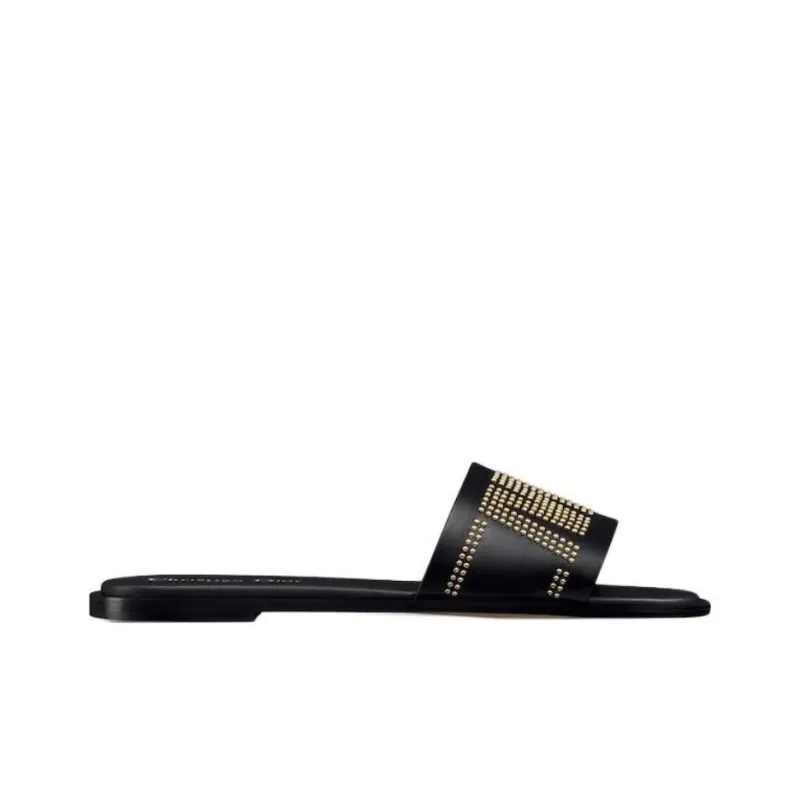DIOR Dway Slide Slippers Women's Black-1