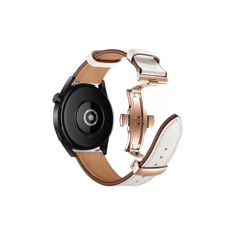 FZRT Huawei Compatibility Watch Band Interface Width 22mm Cowhide Leather Material-6
