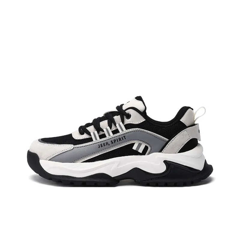 JEEP SPIRIT Anti-Slip And Wear-Resistant Breathable Low-Top Casual Shoes Men's-0