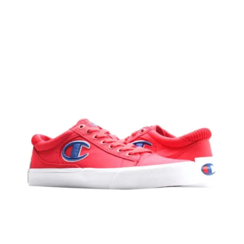 Champion Abrasion Resistant Low Top Skateboard Shoes Men's Red-2
