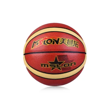 Mei Shi Long PU Basketball Red Size 7 Training Unisex