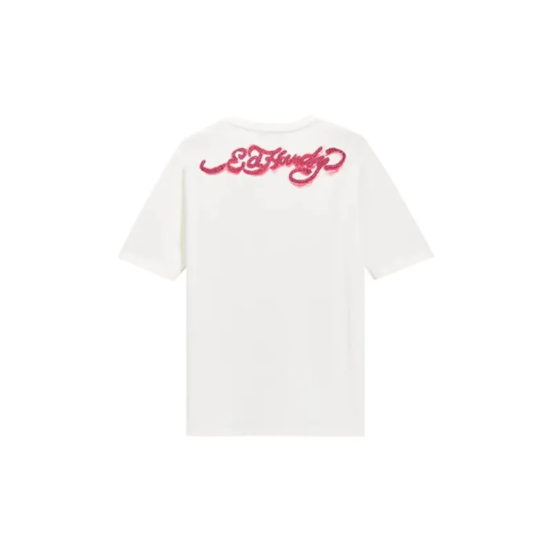 Ed Hardy T Shirts Women's White-1