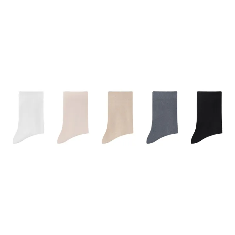 MIIOW Mid-Calf Socks Women's 5 Pack-5