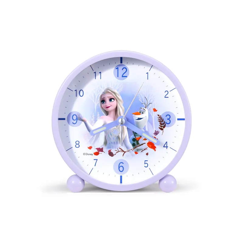 Disney Strawberry Bear Series Sweeping Seconds Movement PC Student-Specific Analog Alarm Clock Kids' Purple/Pink-0