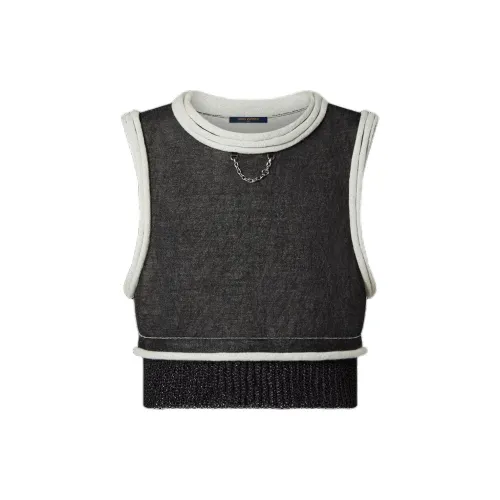 LOUIS VUITTON Tank Tops Women's Gray